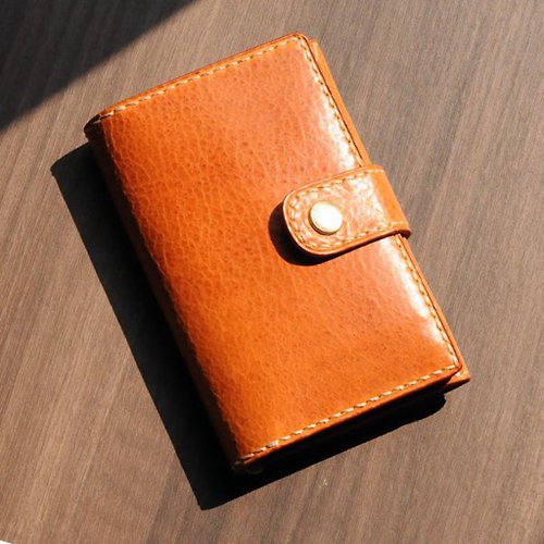 DOZI 豆子皮革手作 卡夾零錢包 | 手工皮件 | 客製化禮物 | 植鞣革-三摺零錢包