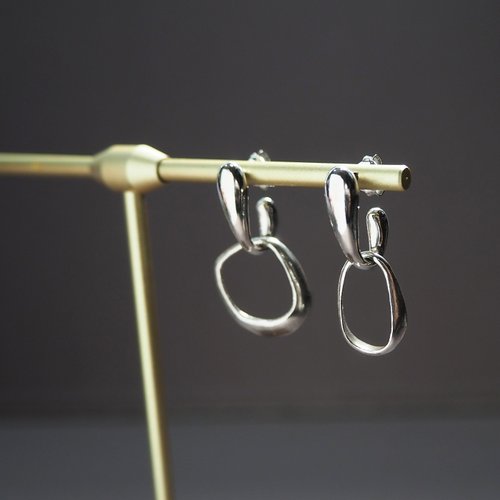 mittag jewelry｜公平貿易珠寶 happiness bubble earring_幸福泡泡耳環 多種戴法