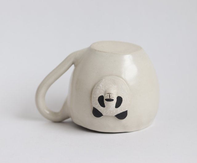 動物マグカップ パンダ【受注生産】 - ショップ COCOSTONE 陶芸