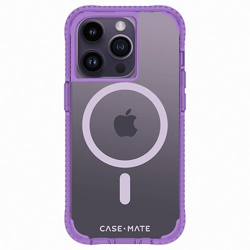 Case-Mate iPhone 14系列 Tough Clear Plus - 薰衣草紫 MagSafe