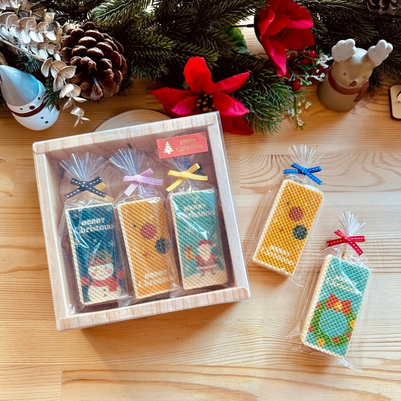 交換禮物 | 聖誕節書籤餅乾禮盒 (6片/盒) - 手工餅乾 - 新鮮食材 