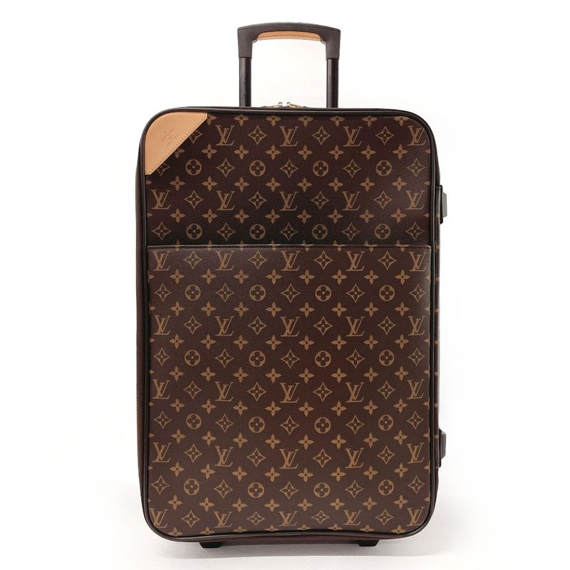 【日本直送 中古美品】ルイヴィトン LOUIS VUITTON スーツケース・キャリーケース 旅行 トラベル M23294 ペガス 55 - 其他 - 其他材質 咖啡色