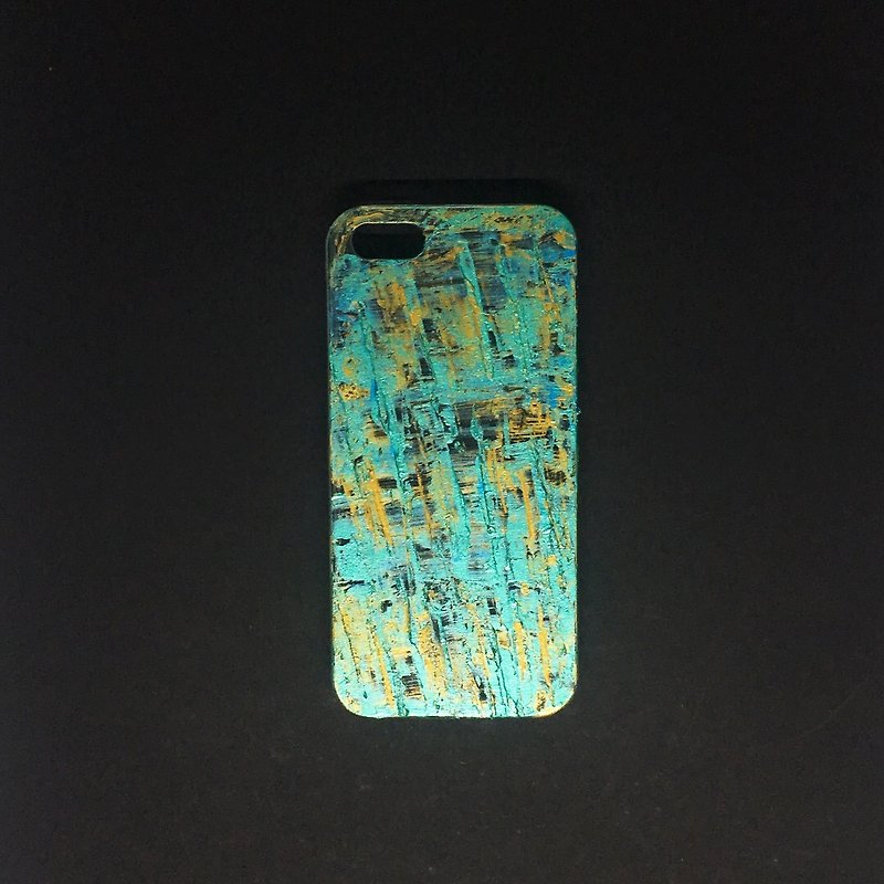 Acrylic 手繪抽象藝術手機殼 | iPhone 5s/SE |  Scatch - 手機殼/手機套 - 壓克力 多色
