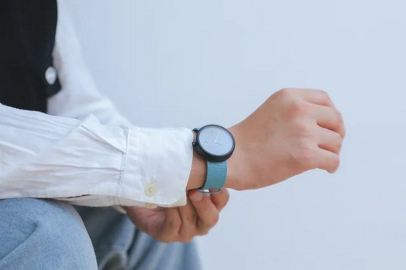 日本 YOT WATCH 40mm手錶 / 藍色 - 男錶/中性錶 - 其他材質 藍色