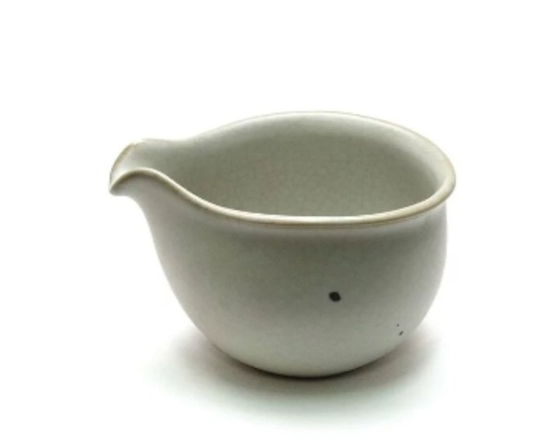 陶作坊│懷汝胖扁茶海_牙白墨韻 - 茶壺/茶杯/茶具 - 其他材質 藍色
