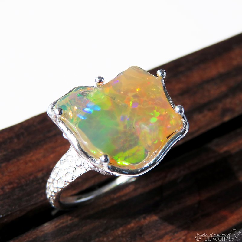エチオピア オパール リング / Ethiopia Opal Ring llll - 戒指 - 寶石 多色