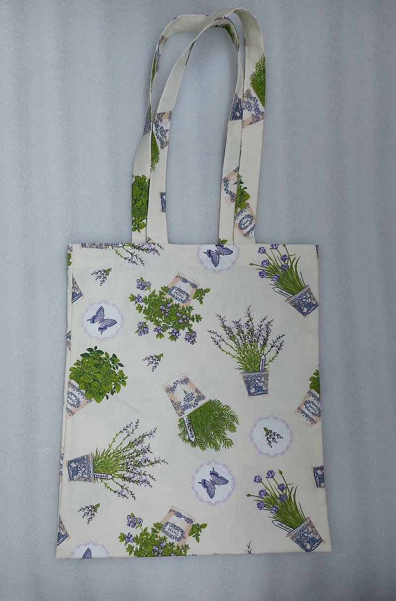 Cotton & Hemp Handbags & Totes White - Strong reusable tote bag, eco friendly, cotton canvas soft bag with Flowers