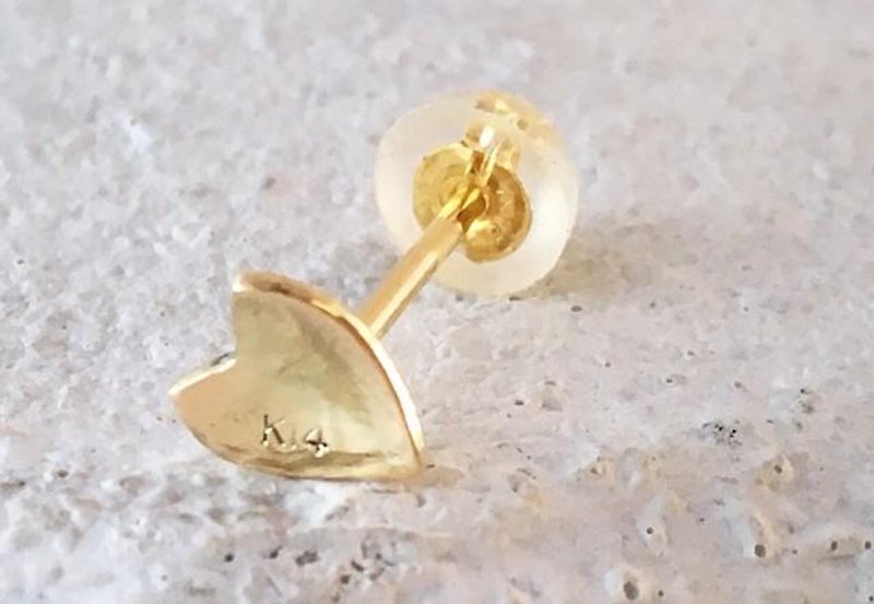 Sakura ◇ K14 Gold Earrings (Ears) k18 Post - ต่างหู - โลหะ สีทอง