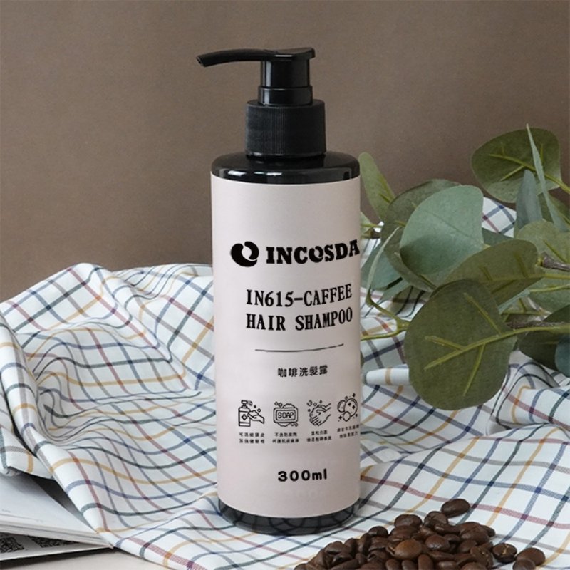 IN615咖啡因洗髮露 (300ML) - 洗髮精/餅/皂 - 濃縮/萃取物 咖啡色