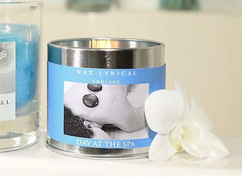 [Wax Lyrical] British Candle Timeless Series - SPA Days - Candles & Candle Holders - Wax Blue