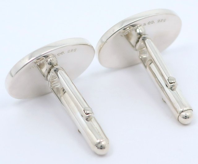 Tiffany オーバル　楕円　シルバー　カフス　Ag925 カフリンクス Tiffany & Co. - TIFFANY＆Co. ティファニー オーバル