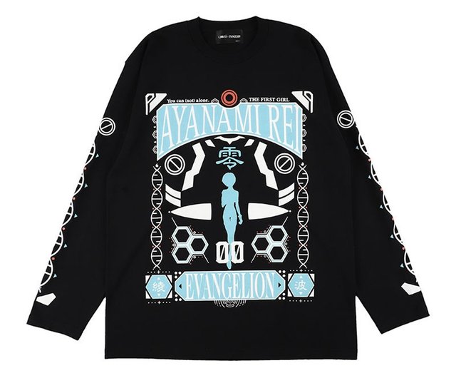 新品　EVANGELION x QOOZA / LONG SLEEVE TEE EVANGELION x QOOZA / LONG SLEEVE TEE -REI2-Q0049 - Shop