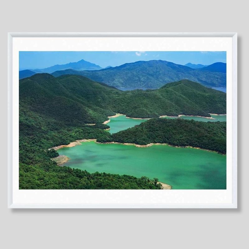 [Plover Cove Freshwater Lake] Hanging Paintings - Hong Kong X Romain Jacquet-Lagreze (C) - Posters - Paper 