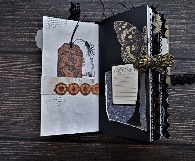 Witchy journal Halloween junk journal Spooky notebook Witch magic book -  Shop junkjournals Notebooks & Journals - Pinkoi