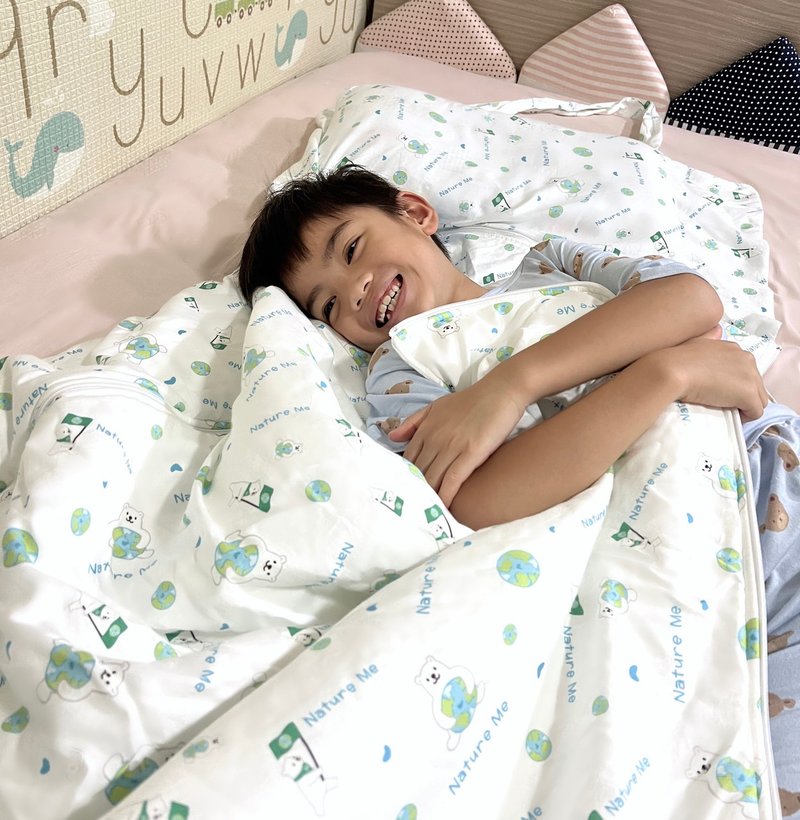 100% modal cotton children's quilt (modal/children/quilt cover/silky) - ผ้าห่ม - วัสดุอีโค ขาว