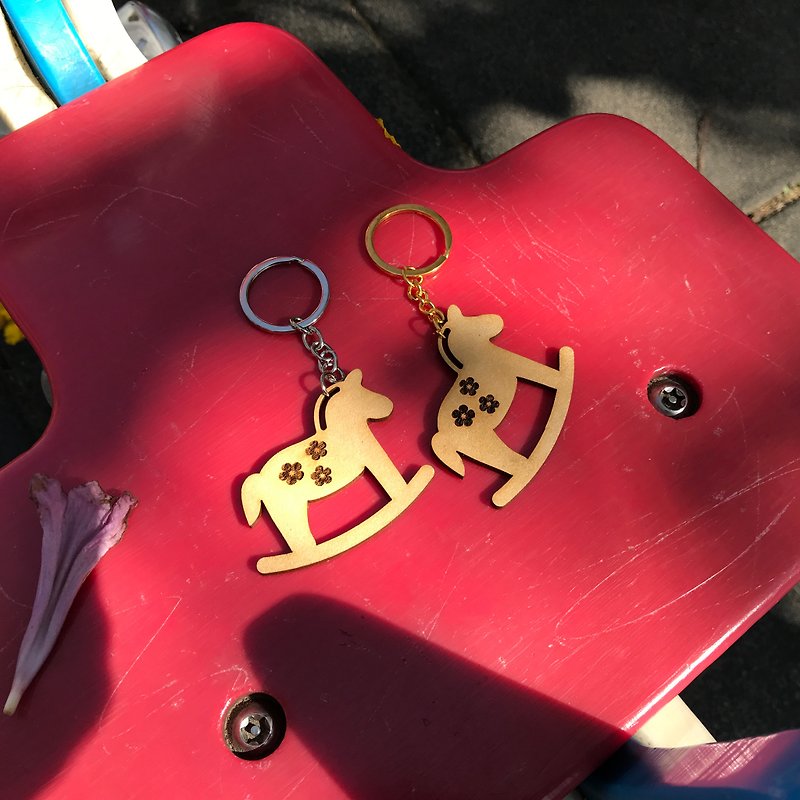 木馬吊飾 - 鑰匙圈/鎖匙扣 - 其他材質 