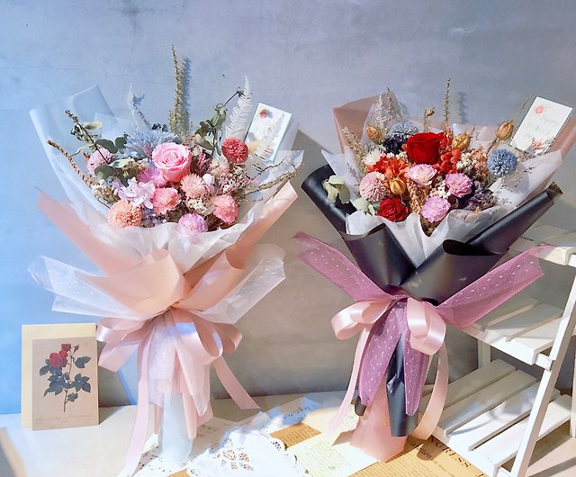 Products with Free DeliveryImmortal Bouquet】Valentine's Day Bouquet Korean  Flower Bouquet Eternal Flower Dried Flower Birthday Flower Ceremony - Shop  sunndayflower Dried Flowers & Bouquets - Pinkoi, chanel paper for flowers  bouquets