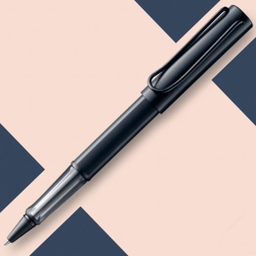 LAMY TAIWAN 官方旗艦館 LAMY AL STAR 恆星 鋼珠筆+筆袋禮盒 - 霧光黑