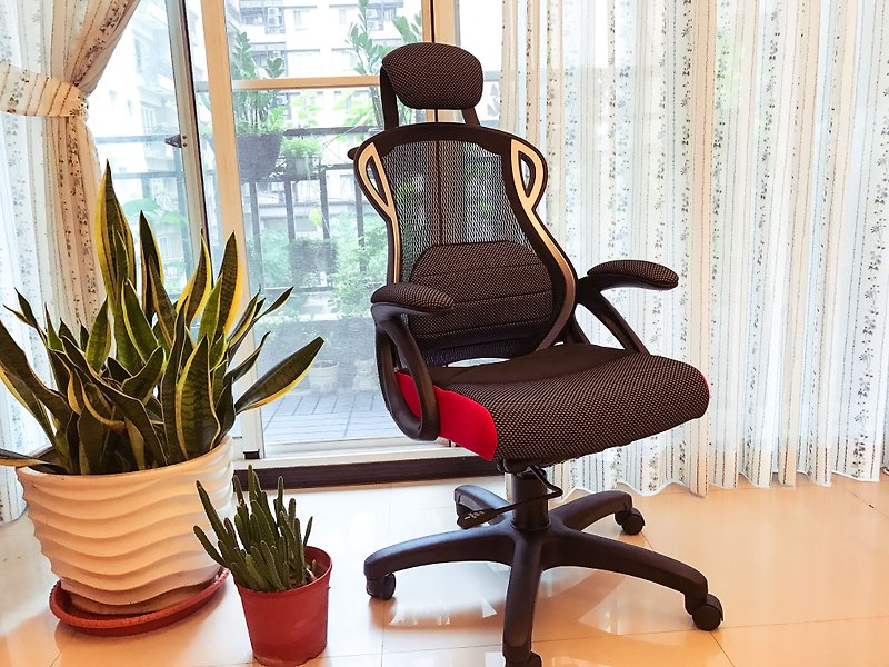 オフィスチェア/パソコンチェア/デスクチェア/寝室/デン/オフィス/リビングルームOC-1704LP-EGYの交流RABBIT人間工学に基づいた椅子のクッション全体のゲームMIT台湾メーカー - その他の家具 - その他の素材 グレー