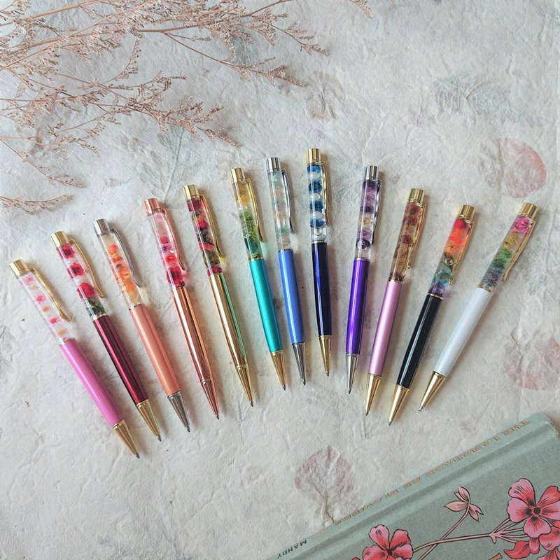 生花筆 /冷色調 /浮游花 婚禮小物 畢業禮物 辦公室小物 - 其他書寫用具 - 植物．花 多色