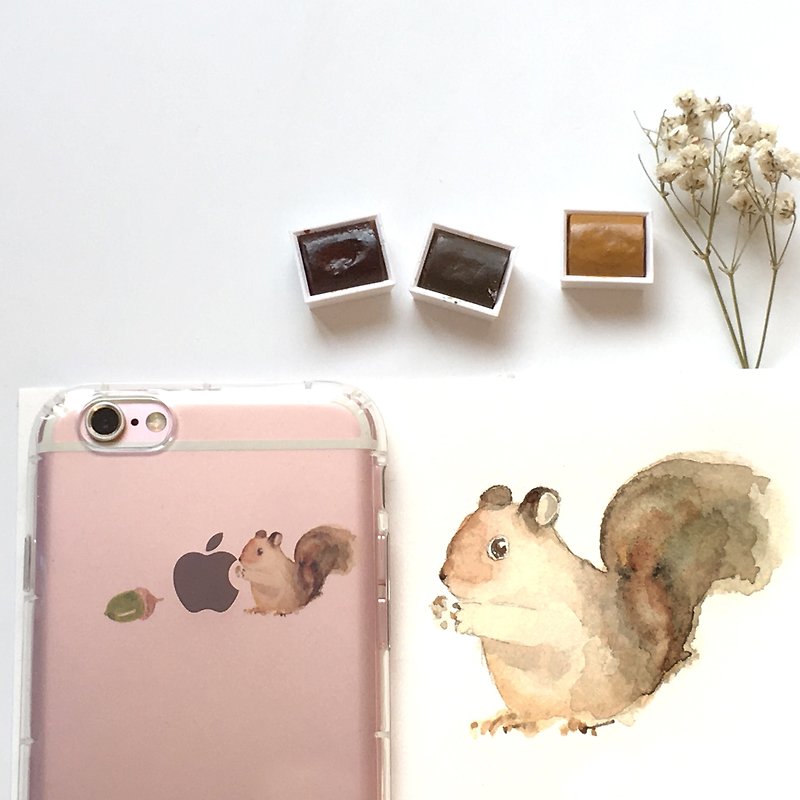 Pine cones are dropped - Mobile phone case | TPU Phone case Anti-drop air pressure shell | - Phone Cases - Rubber Transparent
