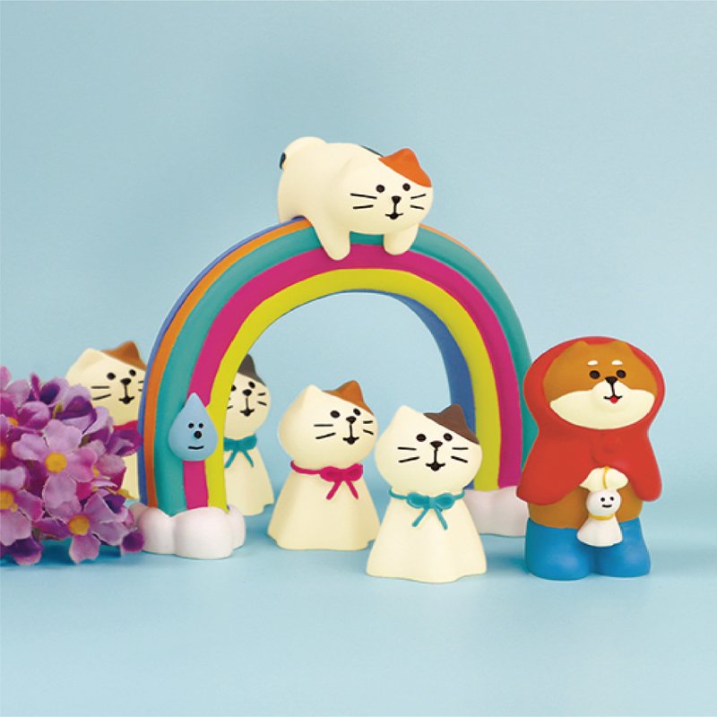 日本Decole Concombre - 彩虹下雨天 - 擺飾/家飾品 - 樹脂 