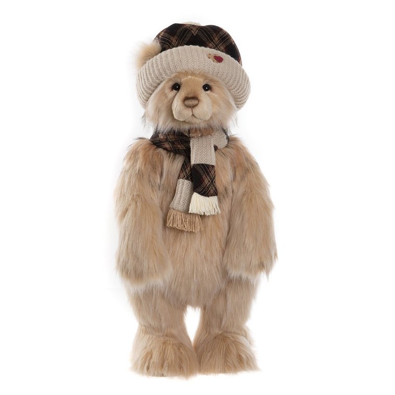 Hub Bub 手工製作限量動物玩偶 全球限量1000隻 Bear 泰迪熊 熊 - 公仔/玩偶 - 聚酯纖維 金色
