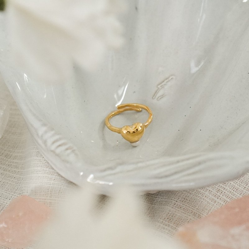 Je t'aime Pearl Ring - 戒指 - 半寶石 
