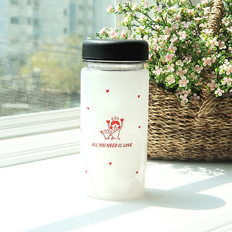 La Deng Deng series mini ECO environmental protection portable bottle 09. Love and Deng Deng - กระติกน้ำ - วัสดุอีโค 