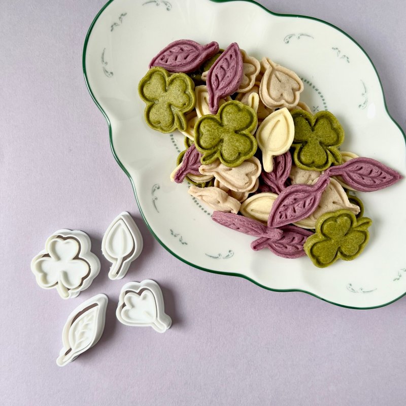 葉っぱ　春の植物　小さいクッキー4点セット【クッキー型】 - 廚具 - 塑膠 