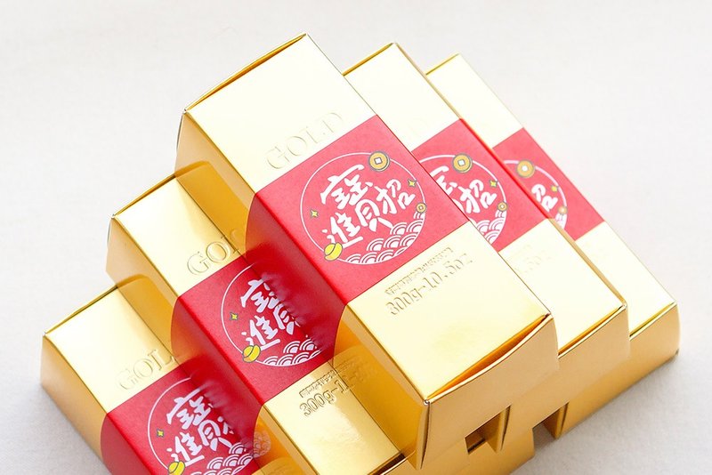 招財進寶金磚米300g (滿百份免費印名字) - 米/五穀雜糧 - 新鮮食材 紅色