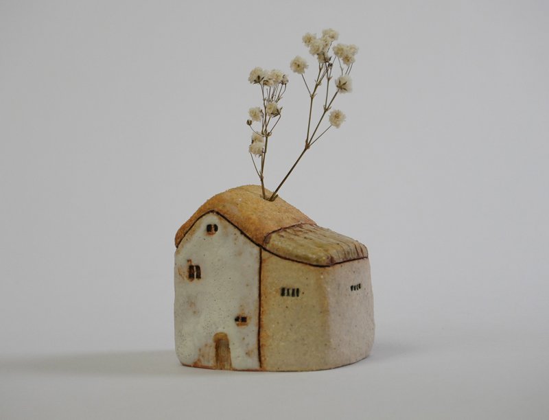 陶藝手作-小陶房-森林中的小屋 - 擺飾/家飾品 - 陶 