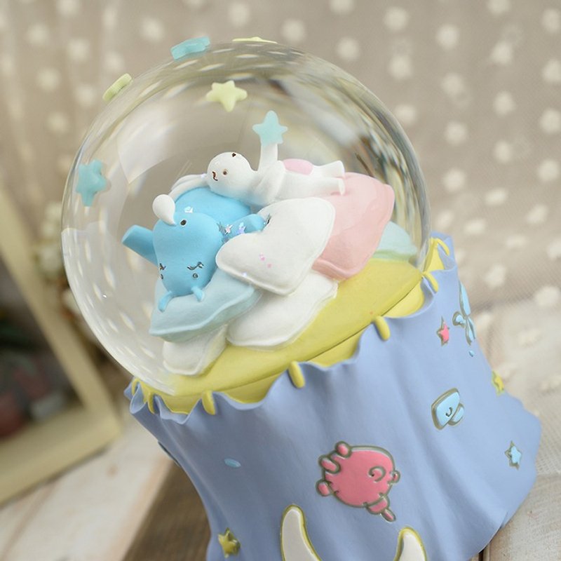 Cute Fun Series - Star Sky Crystal Ball Music Bell Valentine's Day Gift Relief Heal Home Decoration - Items for Display - Glass 