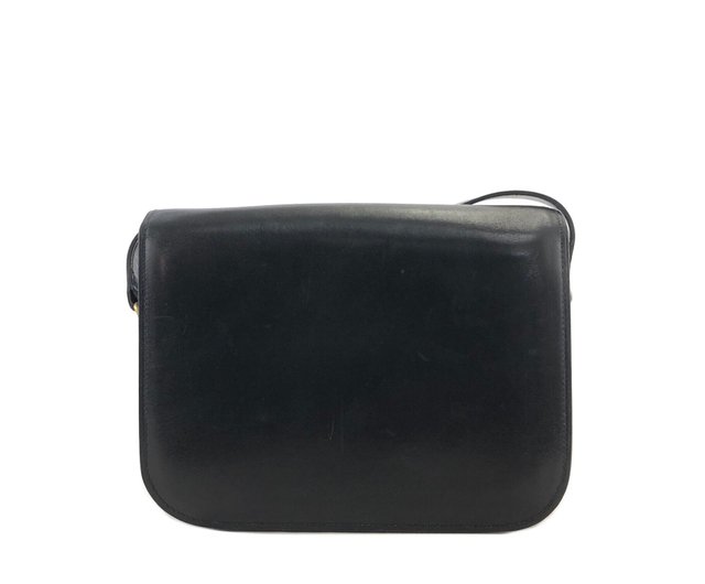 CELINE セリーヌ オールドヴィンテージ トリオンフ レザーショルダーバッグ 日本直送 名牌中古包 】CELINE セリーヌ トリオンフ レザー ショルダー