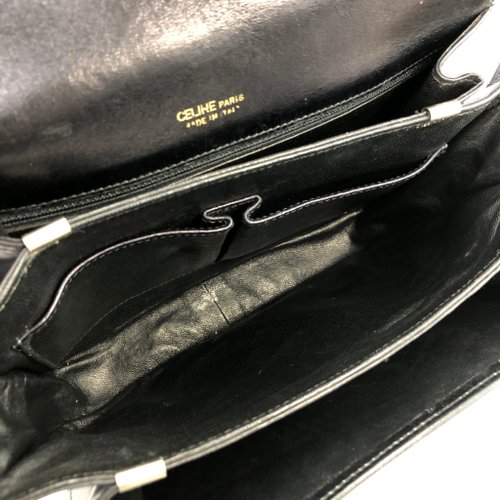 CELINE セリーヌ オールドヴィンテージ トリオンフ レザーショルダーバッグ 日本直送 名牌中古包 】CELINE セリーヌ トリオンフ レザー ショルダー