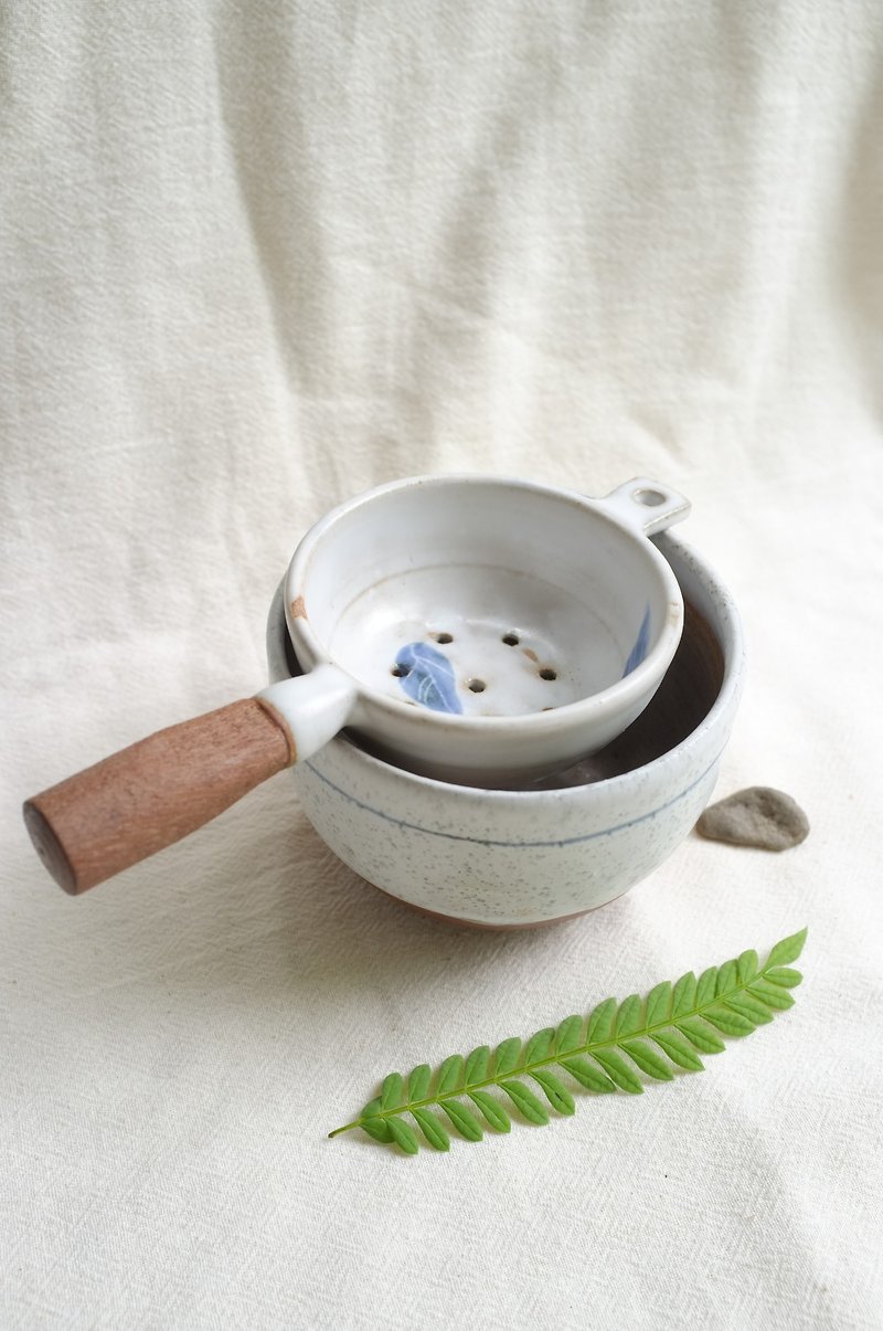 ceramic tea filter - 廚具 - 陶 白色