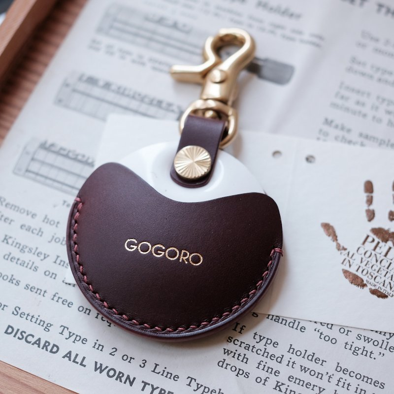 Gogoro/gogoro2 key leather case key holder / buttero wine red - ที่ห้อยกุญแจ - หนังแท้ 