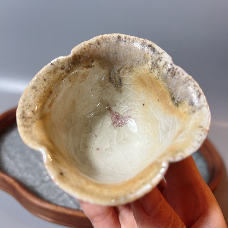 志野柴燒花杯 / 茶杯 / 小平凡手作 - 茶壺/茶杯/茶具 - 陶 