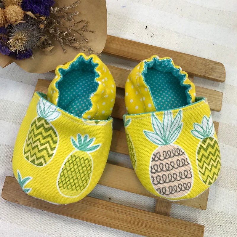 Good luck Want to learn shoes - baby shoes - Kids' Shoes - Cotton & Hemp Yellow