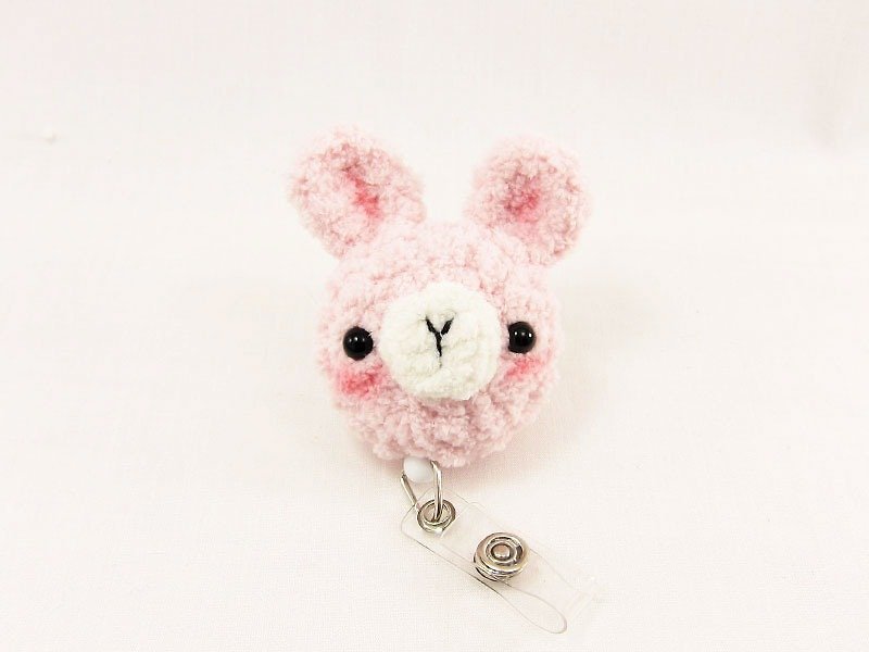 粉兔兔-兔-票夾-悠遊卡 - 證件套/卡套 - 聚酯纖維 粉紅色