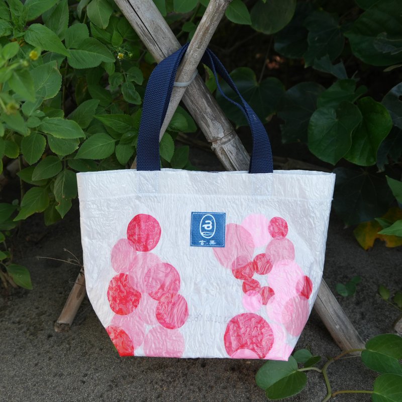 Stone Sisters Flower Bag | Small Tote Bag - กระเป๋าถือ - พลาสติก สีใส