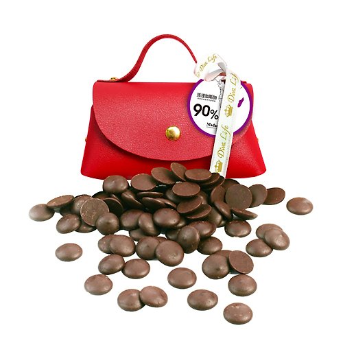 Diva Life 全球著名的比利時巧克力品牌 【Diva Life】綻放馨意-迷你小提包巧克力-紅 90%