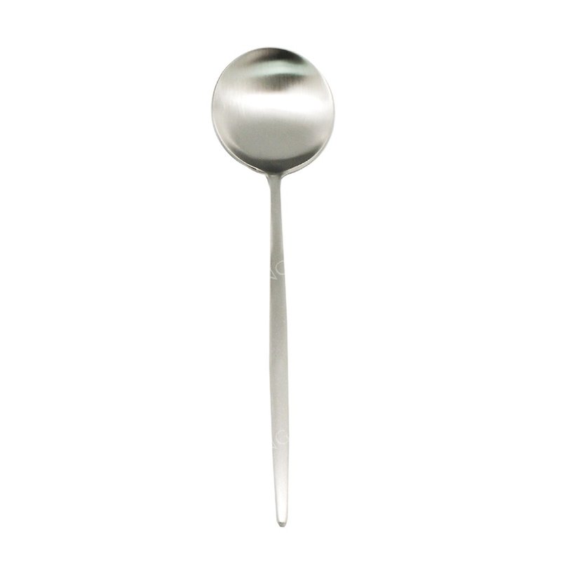 MOON  Matte Serving Spoon - Cutlery & Flatware - Stainless Steel Silver