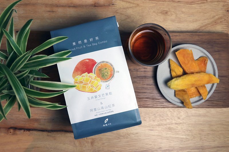 【Fruit & Tea】Dried Mango + Alishan Black Tea - ผลไม้อบแห้ง - กระดาษ หลากหลายสี