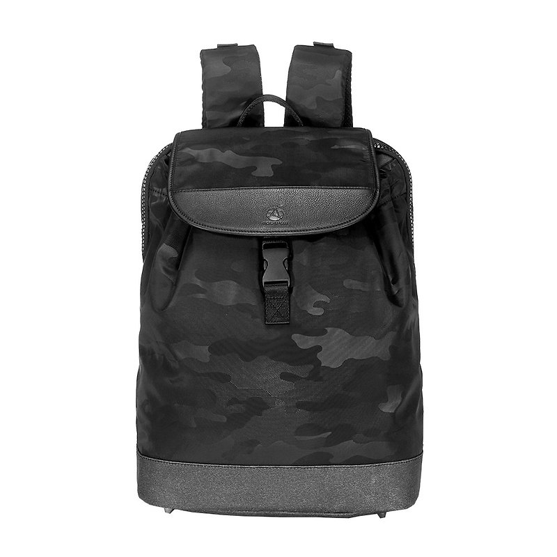 Camouflage | 15" Backpack | Black | Dry and Wet Separation | Lightweight | Extreme Decompression - กระเป๋าเป้สะพายหลัง - วัสดุอื่นๆ สีดำ