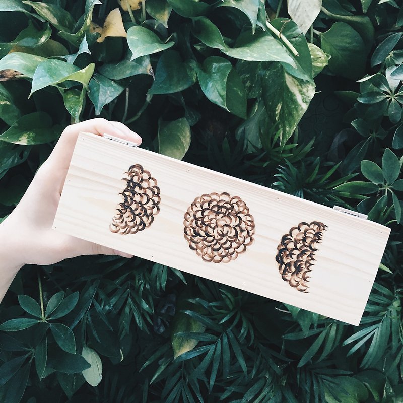 Luna木烙盒 - 裝飾/擺設  - 木頭 咖啡色