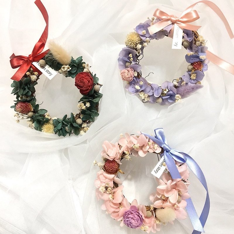 / Wreaths / / Exchange Gifts / Eternal Hydrangea Wreaths - Items for Display - Plants & Flowers Multicolor