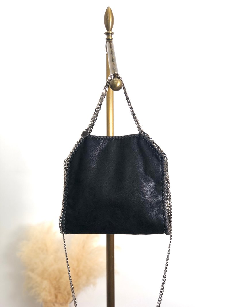 【 日本直送　名牌中古包 】Stella McCartney Falabella ショルダーバッグ ブラック チェーンストラップ vintage 6f8ahi - 側背包/斜背包 - 真皮 黑色