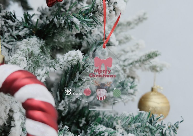 カスタムクリスマスツリーオーナメント／クリスマス限定 - 置物 - その他の素材 透明