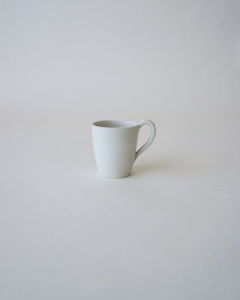 霧白小杯 - 咖啡杯/馬克杯 - 瓷 白色